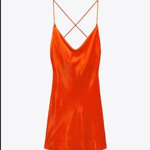 Satin Effect Mini Dress